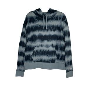 Champion black gray tie dye pullover sweatshirt women's Large